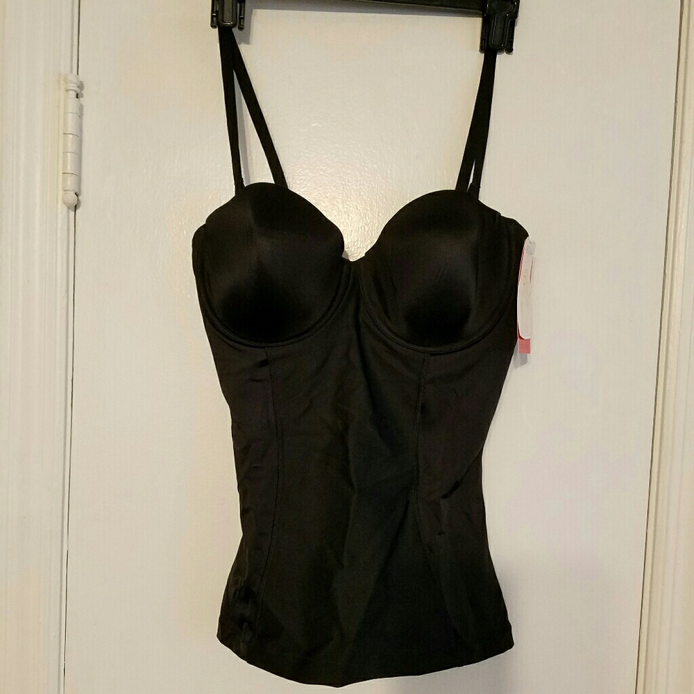 Spanx NWT Size Medium Boostie Yay Black Corset